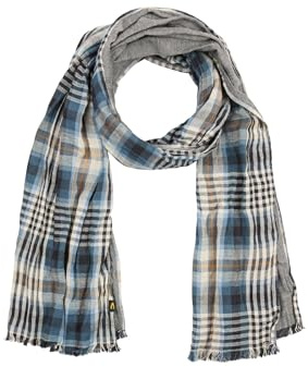 camel active Herren Schal aus reiner Baumwolle