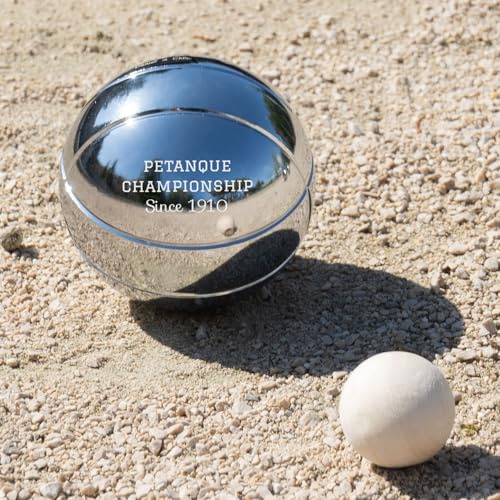 Wanapix|Set da Pétanque|Regalo|3 Bocce+Borsa|100% Personalizza/Testo