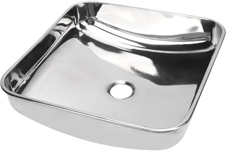 Edelstahl -Handwaschbecken, 312x312x86mm 12,28x12.28x3.39 Zoll Stangensachen, 304 Edelstahlspüle, Einzelschalen -Spülbecken für Wohnmobile, Boote, mit Spiegelpolierten Oberfläche