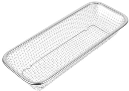 VICASKY Cestino Inossidabile per Friggitrice Ad Aria e Barbecue Vassoio Rete per Frittura Accessori per e Grigliate All