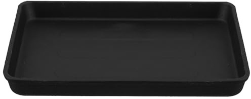 Artibetter Plaque de Cuisson en Fonte 40X30 CM pour Barbecue, Poêle à Griller Rectangulaire Résistante, Accessoire Extérieur pour Steaks et Crevettes