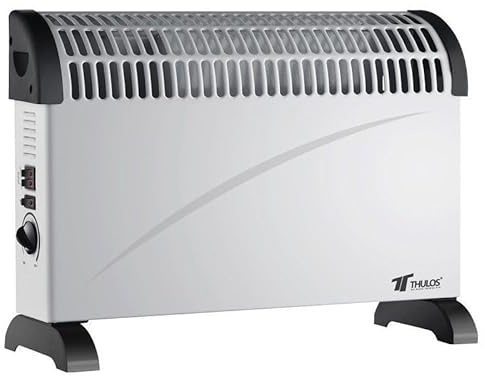 Konvektor, weiß, 750 W-1250 W-2000 W, mit Turbo-Lüfter und Thermostat.