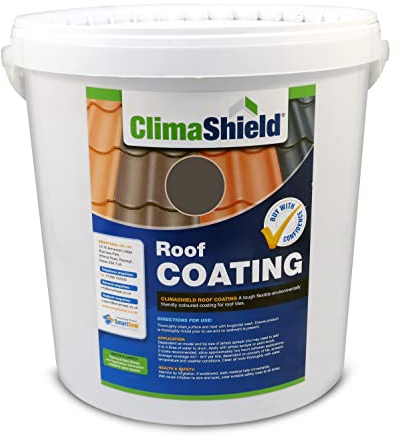 ClimaShield Roof Coating & Tile Paint/Sealer (20 Litre) transforms Concrete Tiles with 6 Colours Available. Easy to Apply, Gives Lasting Protection and inhibits Organic Growth…