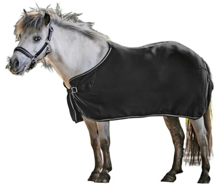 WALDHAUSEN Economic Fleecedecke, 75 cm, schwarz