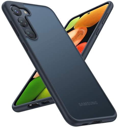 TORRAS für Samsung Galaxy S23 Hülle Spezielle Schutzfähigkeit mit 360° Airbags Stoßfest Kratzfest Case Gute Haptik Handyhülle für 5G - Guardian Serie Schwarz