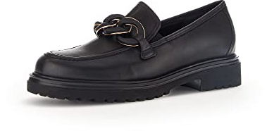 Gabor Donna Mocassini, Signora Pantofole,Soletta Removibile,Pantofola,Scarpe da College,Scarpe Business,Nero (Schwarz) / 57,38 EU / 5 UK