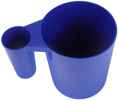 ANDRESLAD Écope De Nettoyage De Piscine Plastique avec Poignée Outil Pratique pour Entretien De Piscines Élimination des Débris Et Produits Chimiques Accessoire