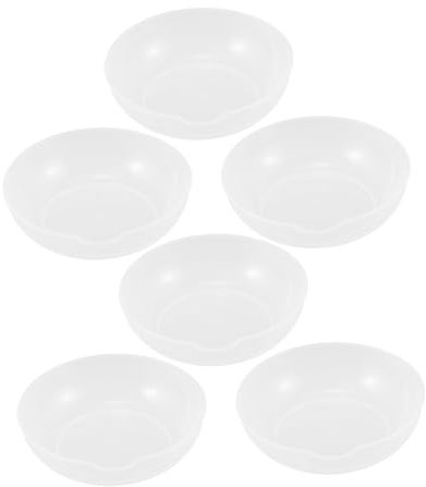 Garneck 6stücke Teilige Waagschale Aus Kunststoff Transparente Schüssel Für Lebensmittelwaage Messschale Mit Füllstandsmarkierungen Für Mahlzeitenzubereitung Bäckerwaage Und