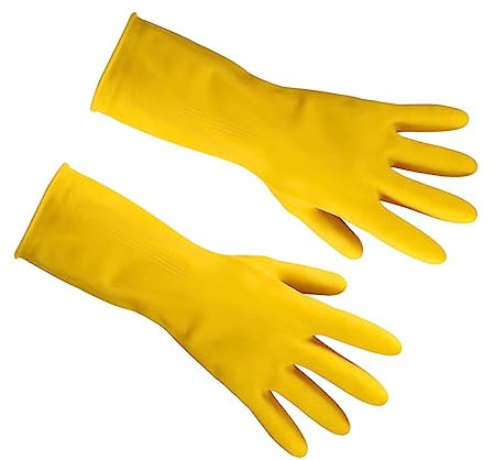 Baluue Kochhandschuhe Aus Gummi Wasserdichte Schutzhandschuhe Wiederverwendbare Haushaltshandschuhe Für Geschirrspül Und Reinigungsaufgaben Rutschfeste Latex-handschuhe
