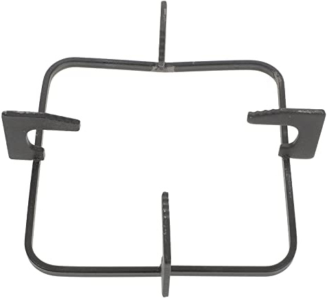 Supporto per Fornello Gas Quadrato in Ghisa Nero 1 Pezzo | Cucina, Facile da Installare e Pulire, Resistente alle Alte Temperature, Non Si Deforma