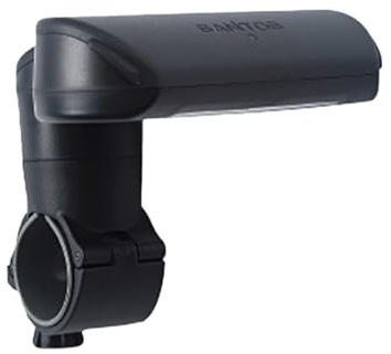 SANTOS Design Grilllampe – Abnehmbarer Lampenkopf – Automatische An/Aus-Funktion – 50 lm – 3.000 K – IP54 – 1W – besonders hell – Wetterfest und energiesparend