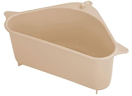 ETZRYSYB Sink Strainer Basket Kitchen Self-Standing Drain Sink Leftovers Soup Juice Separated By Garbage Filter Sink Storage Basket Sink Rack Kitchen Tools(Beige)