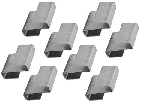 Lot de 50 Pinces à Ressort pour Serre en Verre, en Acier Inoxydable, Type W, pour Fixation de Fil à Ressort pour Serre en Verre