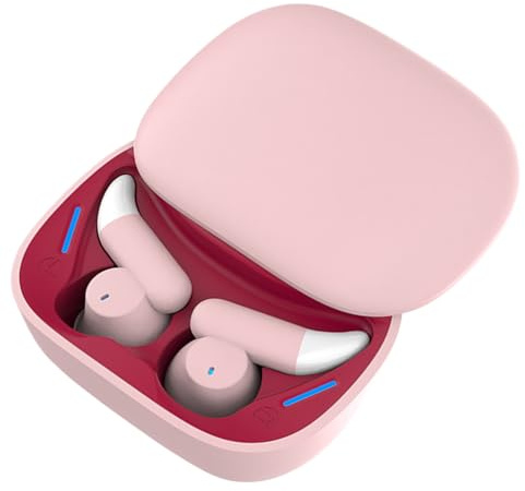 Cuffie senza fili per dormire - Cuffie con custodia di ricarica - Cuffie anti-rumore per sport viaggi, chiamate telefoniche sonno