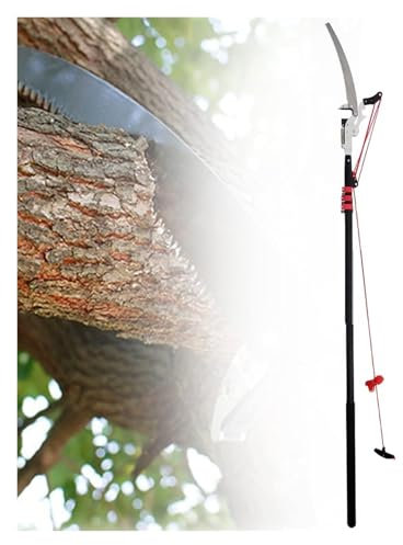 KEuLen Svettatoio Telescopico, Svettatoio a Pertica, Seghe e potatore Estensibile, Asta for potatura Alberi, Altezza di Lavoro Regolabile, attrezzo da Giardinaggio(18FT (5.4m))