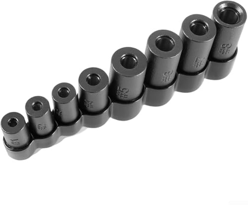 Steckschlüsselsatz, 8PC Gewindebohrer für 1/4 und 3/8 Antrieb Ratschenverlängerung Hohe Kompatibilität Einfädelwerkzeug für Mechaniker Werkstatt Garage