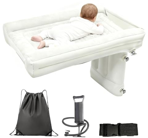 Genérico Colchón De Aire para Automóvil: Colchón No Inflable para AcamparPlegable para Cama SUV para Dormir, Extensor Portátil para El Asiento Trasero del Automóvil, para Acampar, Senderismo, Viajes