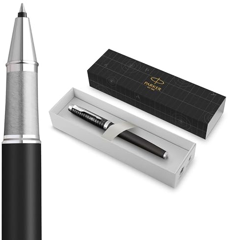 Parker IM Premium Rollerball Pen | Legacy of Flight Collection | Chrome Trim | Fine Point with Black Ink Refill | Gift Box