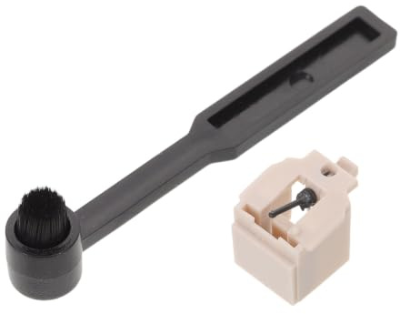 LIFKICH Vinyl Record Player Needle and Cleaner with Plastic Stylus Brush, Prevents Scratches and Offers Wide Compatibility for Phonograph Stylus and Record Player Cleaning