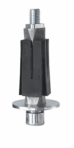 der ROLLENDE SHOP Expander für Apparaterollen 11 mm, Apparaterollen für Vierkantrohr 21,5-24 mm, ELEKTRONISCHES KABEL, Schwarz/Silber