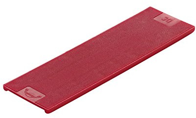 Roto/Gluske Blocs de vitrage GL-IB| 100x48x3mm| Couleur rouge| 500 pièces