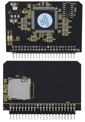 ASHATA SD to IDE Adapter, TF Memory Card to IDE 44Pin Male Adapter Support DMA and Ultra DMA Mode