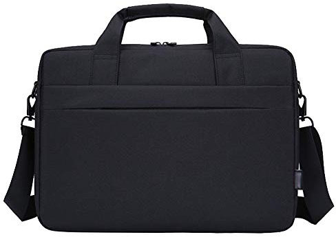 14 inch Laptop Bag, Multi-funtion Nylon Shoulder Laptop Messenger Bag, Briefcase Handbags for Camera/Tablet/Notebook,Black,14 Inch