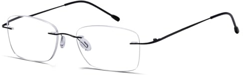 Eyekepper Damen Rahmenlose Lesebrille - Leichtgewichts- Randlose Lesehilfe Damen Schwarz +1.25
