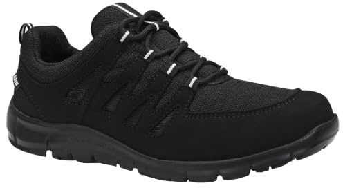 ELTEN Apache Black Low O1 | Berufsschuhe für Damen & Herren, ohne Schutzkappe, leicht, atmungsaktiv