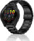 ToVioc 22mm Correa Compatible con Garmin Venu 3 (45mm)/Venu 2/vivoactive 4, Caballero Elegante, Correa de Reloj de Metal de Acero Inoxidable para Garmin Forerunner 265/255/255 Music - Negro