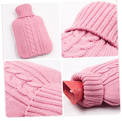WOFASHPURET Gestrickter Wärmflaschenbezug Aus Acrylfasern Für Schnelle Schmerzlinderung Und Komfort Hautfreundlich Passend Für Standard Wärmflaschen Modisch Und Wärmeisolierend Als Geschenk