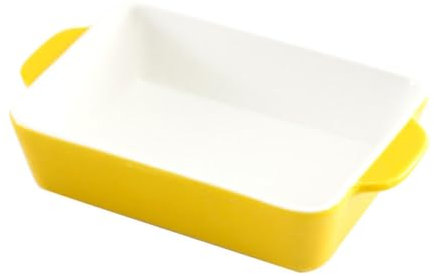 Angoily Plateau De Céramique Jaune Pour - Et Four Plat Rectangulaire De Boulangerie Pottery Ustensiles De Cuisine Élégants Et