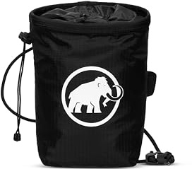 Mammut Sender Light Chalk Bag | Climbing Accessories, Low Weight, Ideal for Deep Water Soloing | One Size, Black