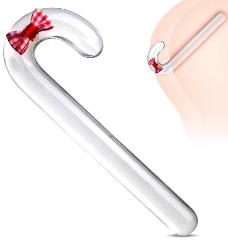 BDSMAGE Analdildo Glas,Weihnachtsstock Dildo Analplug Buttplug Analspielzeuge Plugs Sexspielzeug Analdehner Anal Expander erotisches Sex Spielzeug ab 18 für Paare Frauen Männer extrem (Klein)