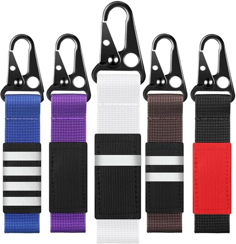 KAKABUBBLE Jiu Jitsu Keychain Set with Free Finger Tape & Aluminum Clip - BJJ Belt Promotion Gift for Men & Women - Brazilian Jiu-Jitsu Keyring in White, Blue, Purple, Brown, Black