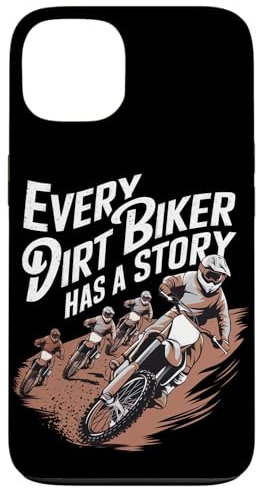 Chaque motocycliste a une histoire de moto tout-terrain Coque pour iPhone 13