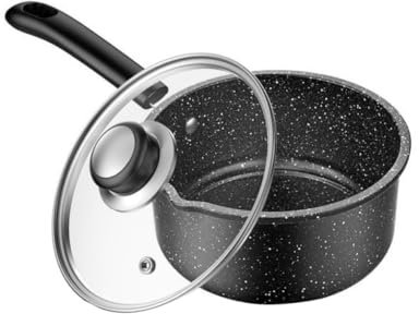 CIYODO Pentola Per Noodles Pentola Per Latte Piatto Conduzione Termica e Uniforme Superficie e Bordi Lisci Facile Da Pulire e Lavare