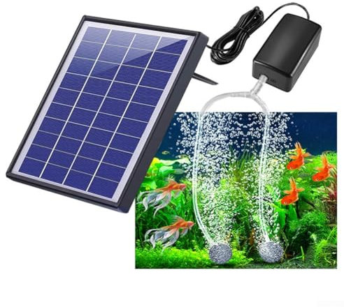 6W 10V Tragbare Solar Teichpumpe Solar Teichbelüfter für Garten, Fischteiche, Vorratstanks, Aquarium und Brunnen Verschiedene Außenumgebungen