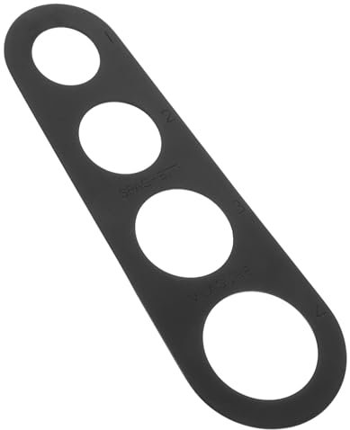 Mikikit 4foro Strumento Misuratore Porzioni Pasta in Acciaio Resistente Alle Macchie Controllo Rapido Spaghetti Utensile Essenziale Da Cucina Per Porzioni Precise e Design Elegante