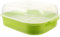 INOOMP Cesta Vaporera para Alimentos Microondas 1 Plástico Orificio de Ventilación para Verduras y al Vapor Utensilios de Cocina Cocina Rápida