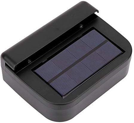 Tomvorks Solar Power Car Exhaust Fan, Cooling Ventilation System Heater Exhaust Fan, Suitable for Universal Cars, Detoxification, Deodorization, Cooling, Health, Protecting the Car's