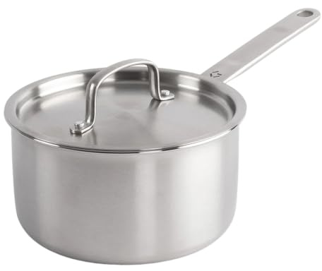 Gastrotools Kastrull 2,5 L – 5-lagers rostfritt stål – CoolGrip-handtag