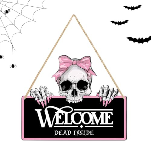 Halloweenskylt Läskig Spöklik Skräck