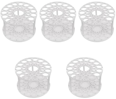 iplusmile 5pcs Paintbrush Holder Plastic Desk Paint Brush Organizer Pencil Holder for Artists Brush Rest Desk Pen Paint Stand for Office Classroom