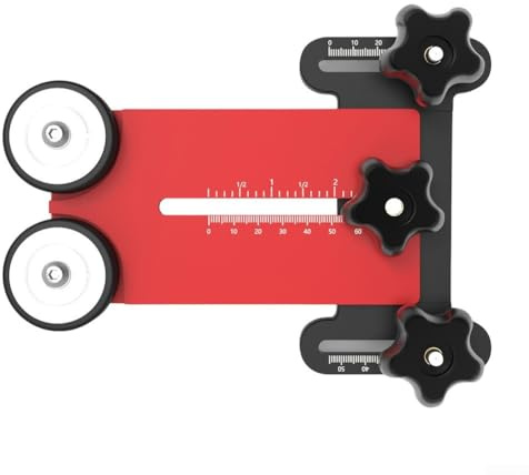 Feather Loc Boards per seghe da tavolo, alimentatore di pressatura in lega di alluminio da 186 mm e rullo guida con pressione regolabile a molla per progetti di lavorazione del legno