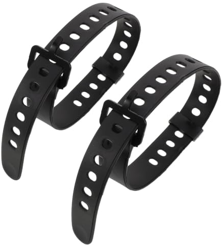 MAJORMENCH 2 St Justerbara Gummiband för Dykkniv Passform Flesta Knivslidor Flexibla och Säkra Remmar för och Lår Svarta Idealiska för Dykning och Vattensporter