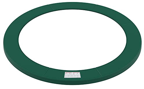 SONGMICS Studsmatta skyddskudde, reservsäkerhetskudde, diameter 305 cm, bredd 30 cm, UV-beständig, rivskydd, kantskydd, grön STP10GN