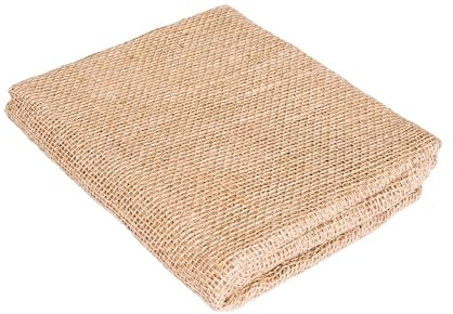 JUFOL Jute-Gewebe (ca. 100 x 200 cm, schützt Pflanzen und Jungbäume vor Frost, vielseitig einsetzbar, mehrfach verwendbar, strapazierfähig, Frostschutz, Jute) 85609