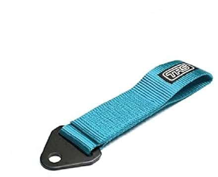 TRS-MOTORSPORT AS-Miami-Blue Original TRS Schlaufe Universal Abschleppschlaufe Abschleppöse Racing türkis Tow Hook JDM Tuning
