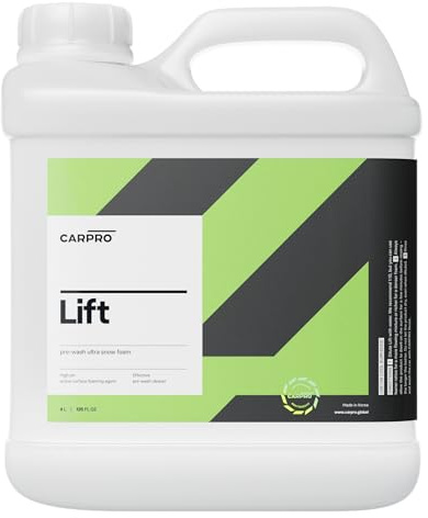 CARPRO Lift – Vorwasch-Schneeschaum-Autowaschseife, löst und entfernt eine große Menge Schmutz und Dreck, absolut berührungslos, Verwendung im Eimer oder Schaumkanone, konzentriert – 3,8 l